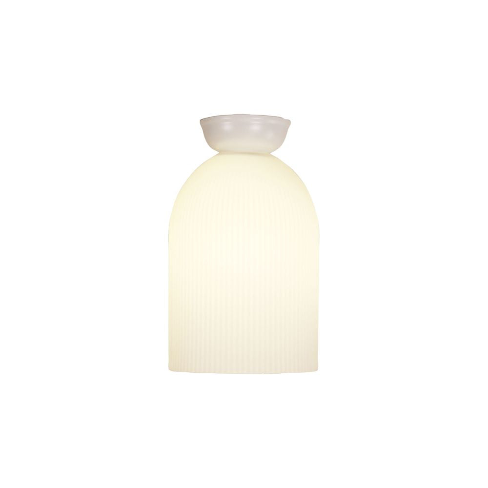 Oriel ARLEY DIY Shade - Max. 60W, Ribbed Glass-Oriel Lighting-Ozlighting.com.au