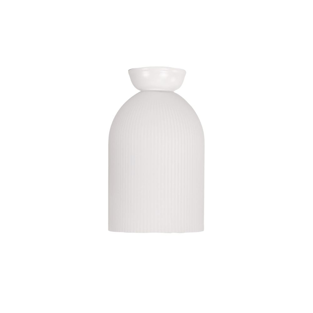 Oriel ARLEY DIY Shade - Max. 60W, Ribbed Glass-Oriel Lighting-Ozlighting.com.au