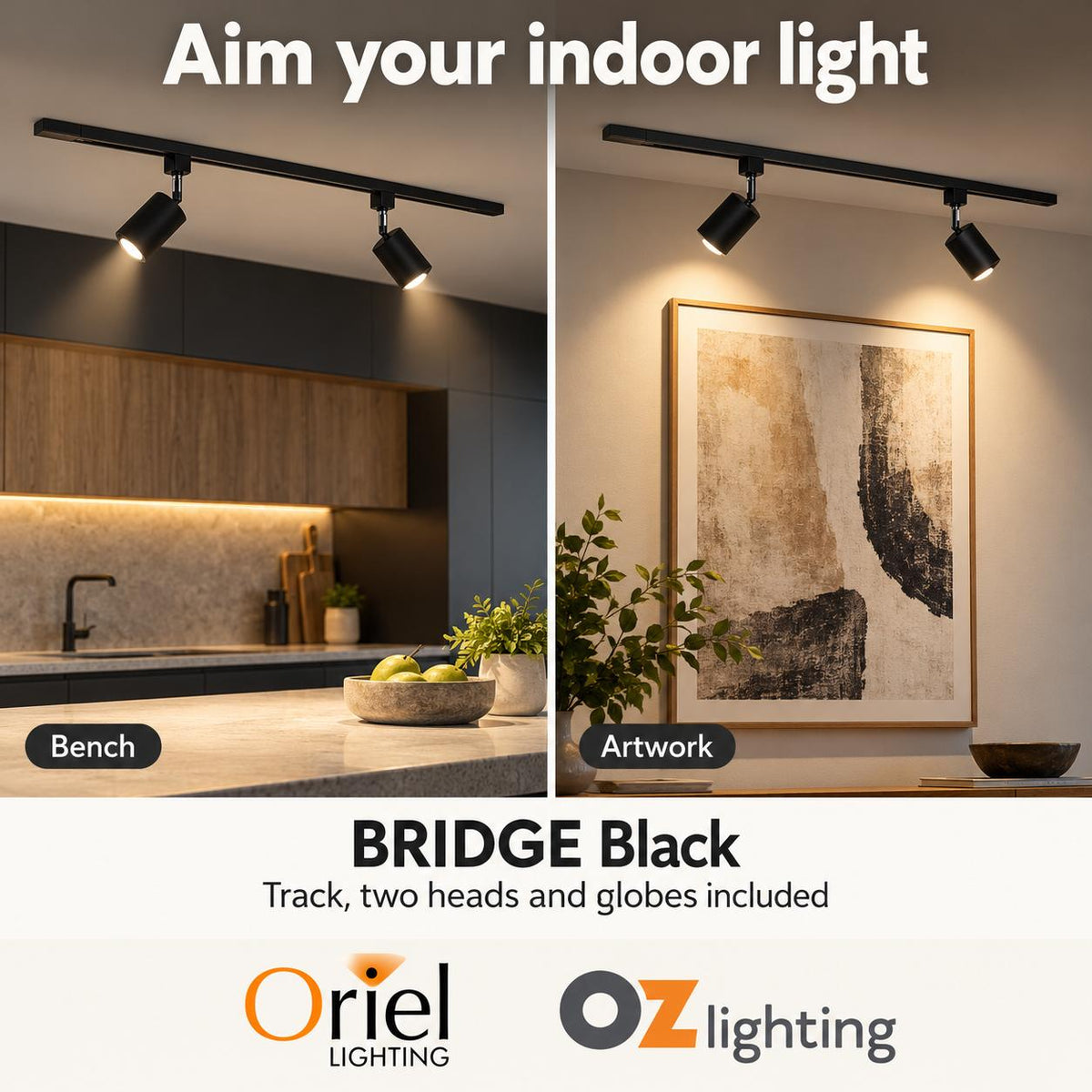 Oriel BRIDGE Track Light - 2-Oriel Lighting-Ozlighting.com.au