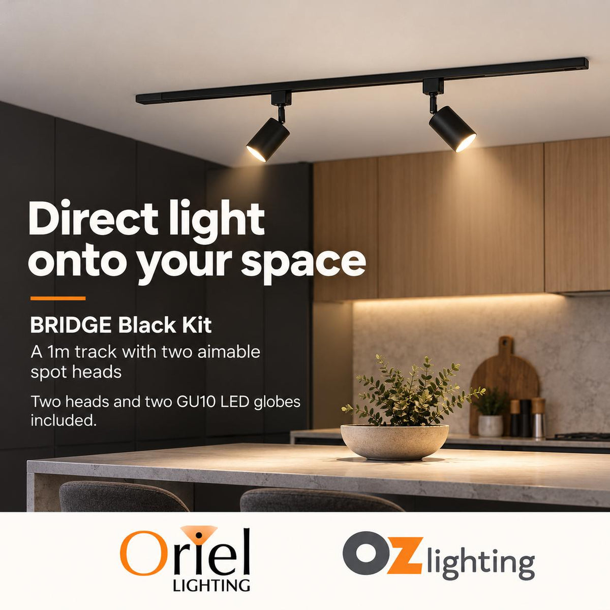 Oriel BRIDGE Track Light - 2-Oriel Lighting-Ozlighting.com.au
