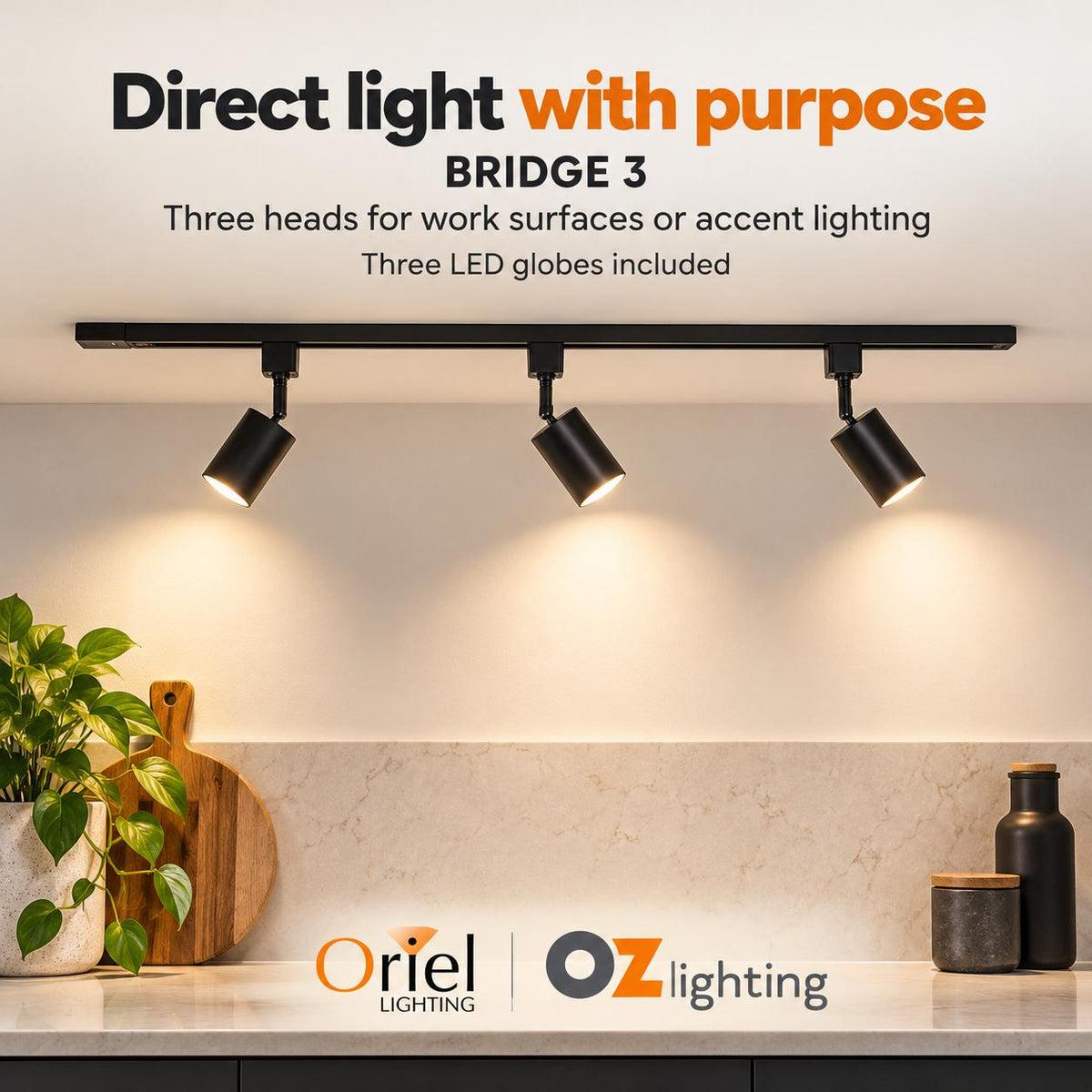 Oriel BRIDGE Track Light - 3-Oriel Lighting-Ozlighting.com.au