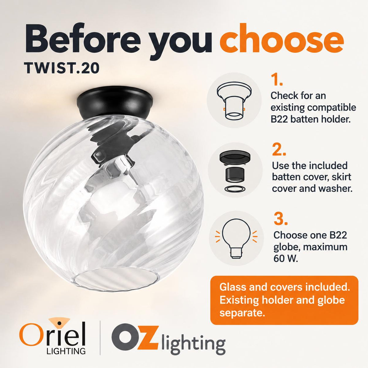 Oriel DIY Metalware-Oriel Lighting-Ozlighting.com.au
