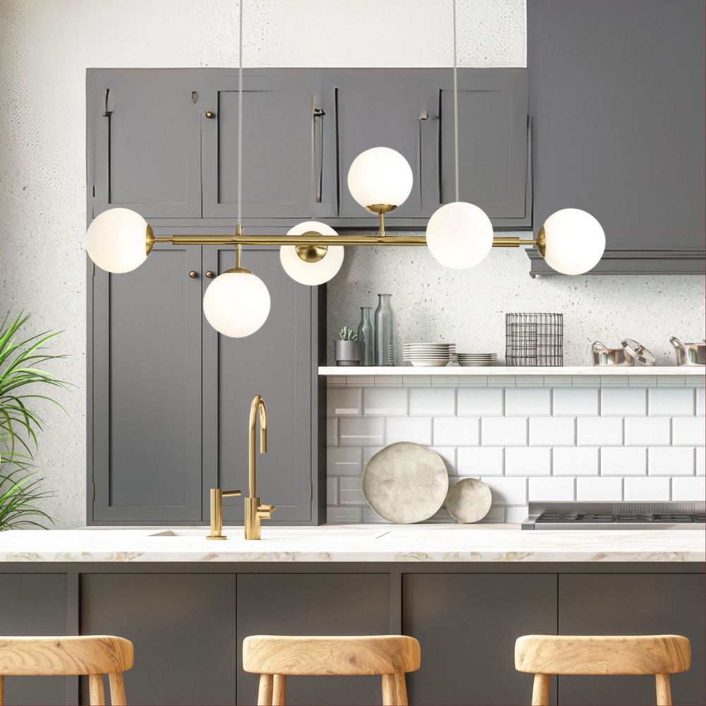 Oriel EVA Pendant - 6 Light-Oriel Lighting-Ozlighting.com.au