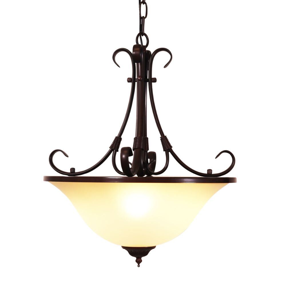 Oriel GASTON II Pendant - 3 Light Traditional-Oriel Lighting-Ozlighting.com.au