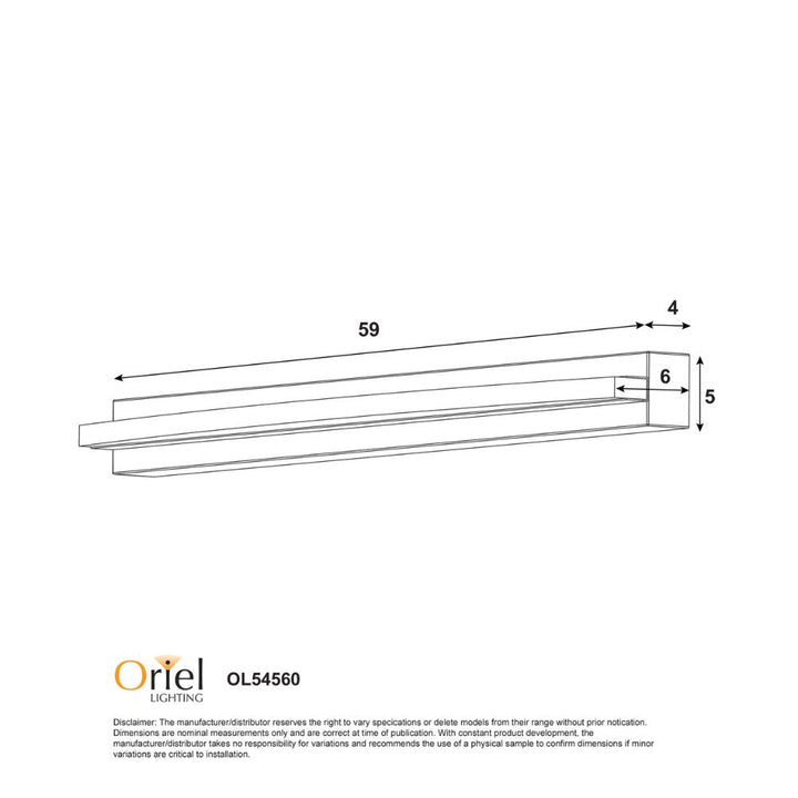 Oriel GEBO - CTS Vanity Light-Oriel Lighting-Ozlighting.com.au
