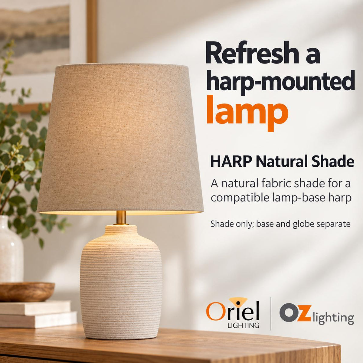 Oriel Harp Mount - Shade-Oriel Lighting-Ozlighting.com.au