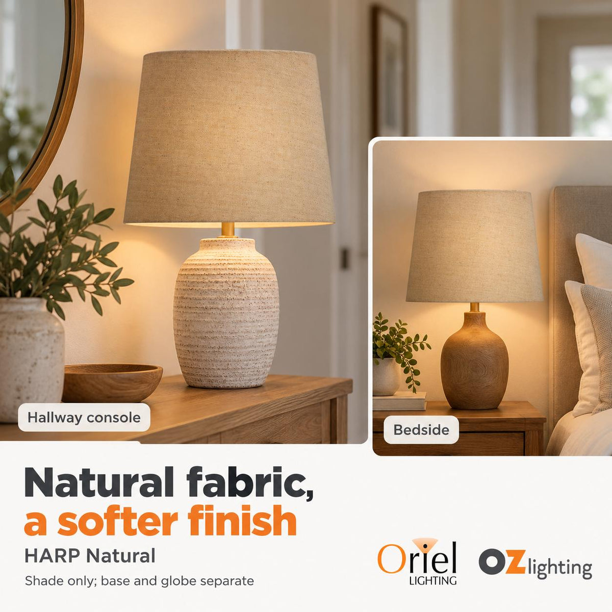 Oriel Harp Mount - Shade-Oriel Lighting-Ozlighting.com.au