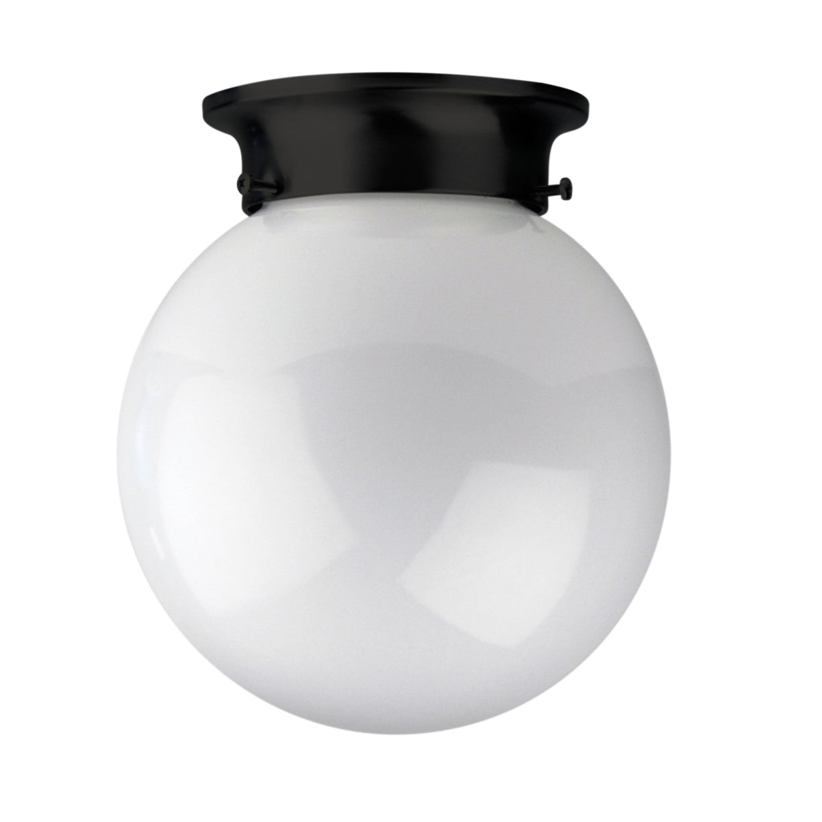 Oriel JETBALL - DIY 6"/8" Batten Fix Holder Cover Opal Glass Ceiling Light Shade Only-Oriel Lighting-Ozlighting.com.au