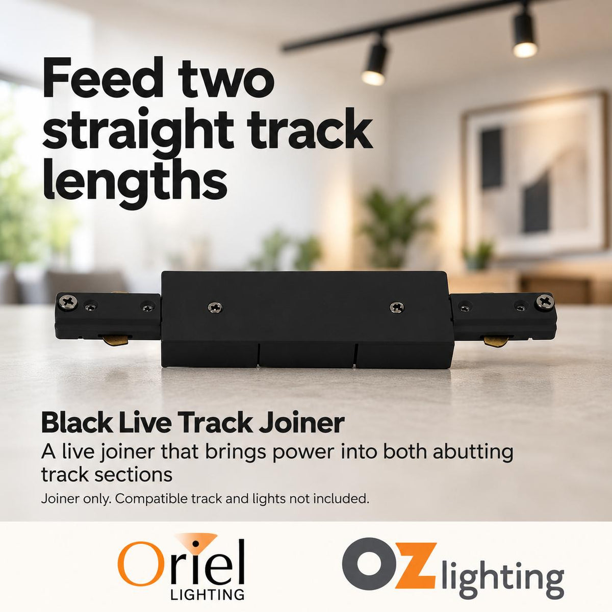 Oriel JOINER Track Light - Live, Joiner-Oriel Lighting-Ozlighting.com.au