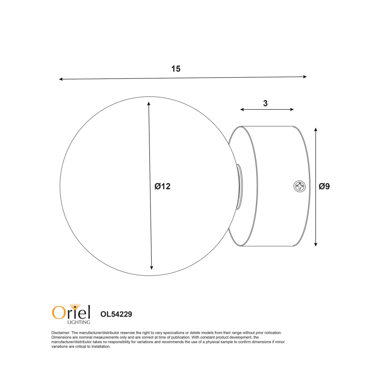 Oriel JUNI Wall Light Coloured Glass Satin Brass-Oriel Lighting-Ozlighting.com.au
