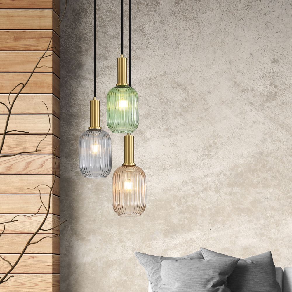 Oriel LUXE Pendant - 3 Light-Oriel Lighting-Ozlighting.com.au