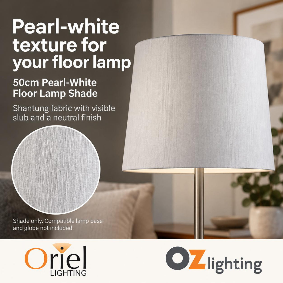 Oriel Lamp Shade - 50cm-Oriel Lighting-Ozlighting.com.au