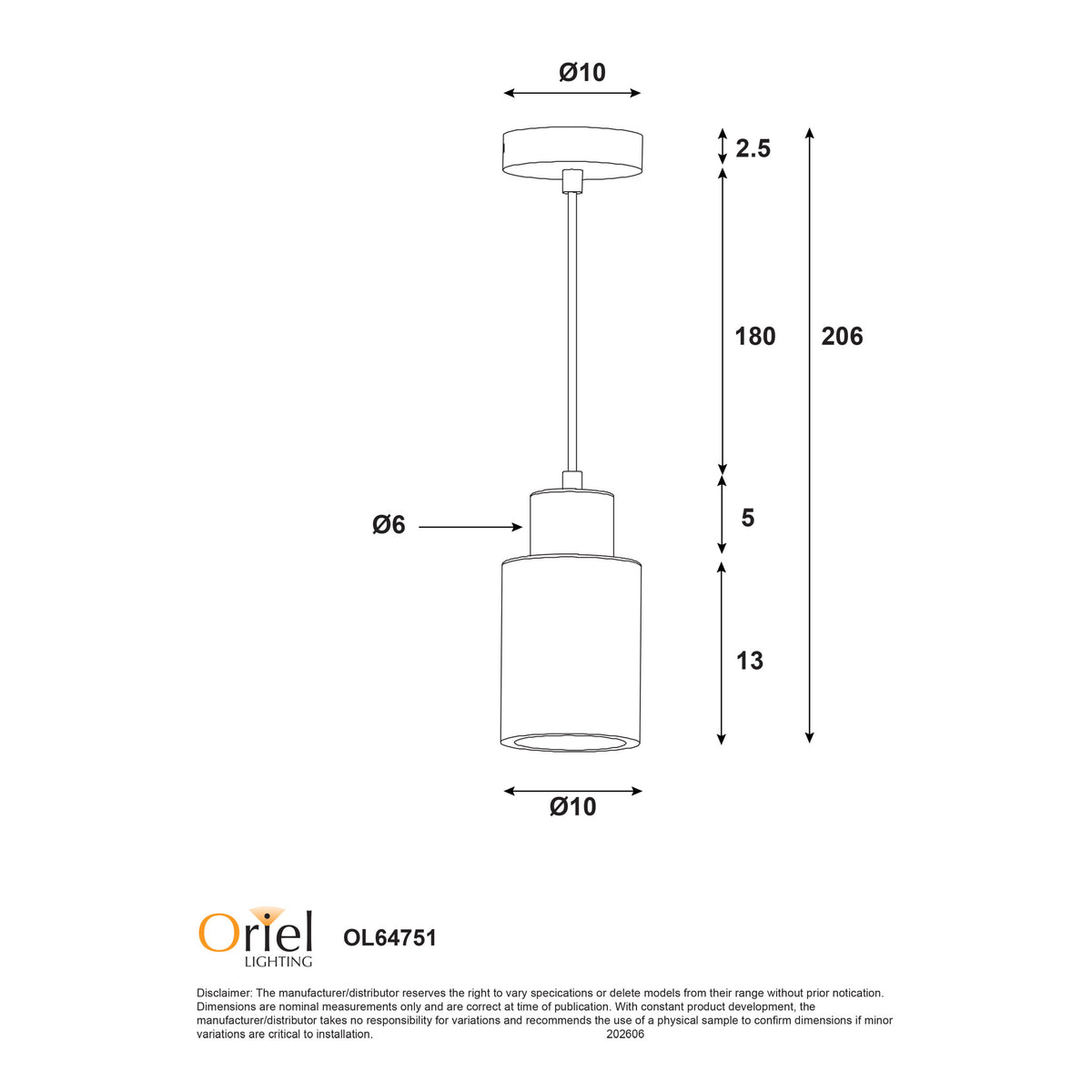 Oriel Lighting TIBUR.100 Pendant - Travertine and Wood-Oriel Lighting-Ozlighting.com.au