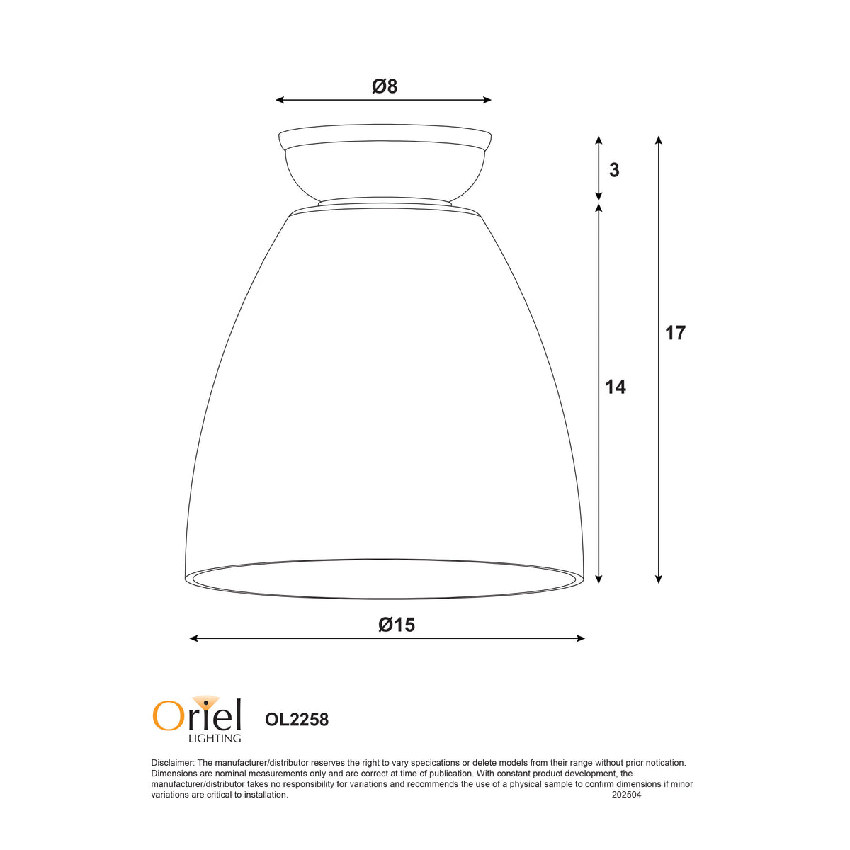 Oriel Lighting WARWICK DIY Ceiling Light - Black-Oriel Lighting-Ozlighting.com.au
