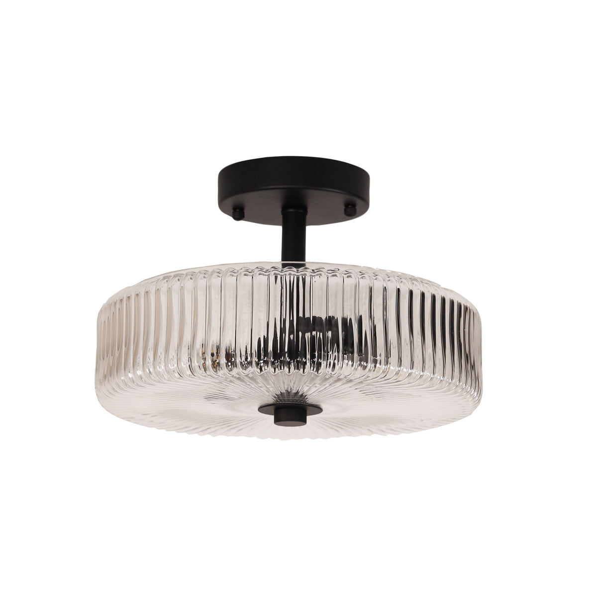 Oriel Lighting WORTH Ribbed Pendant - Glass-Oriel Lighting-Ozlighting.com.au