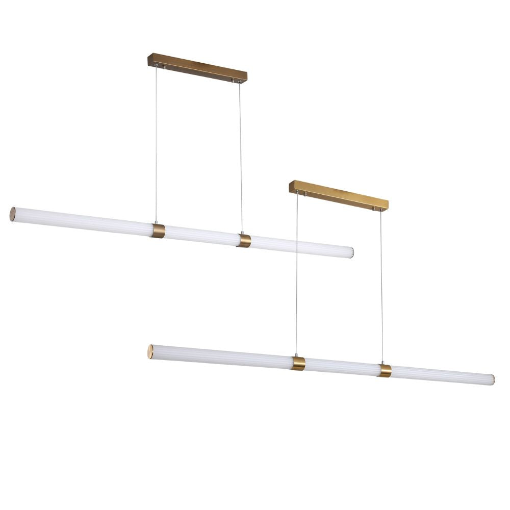 Oriel MAXWELL Pendant - 1 Light, Satin Brass-Oriel Lighting-Ozlighting.com.au