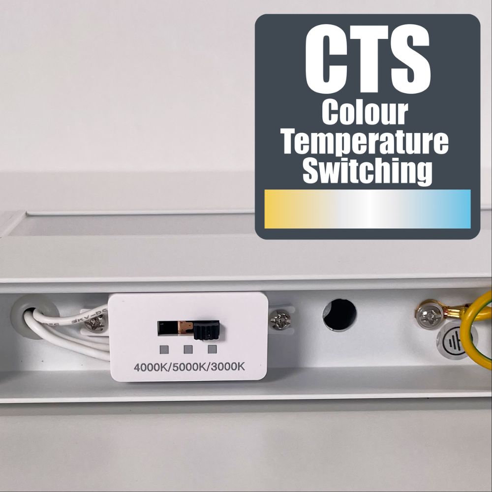 Oriel MODE LED Vanity Wall Light - Tri-Colour-Oriel Lighting-Ozlighting.com.au