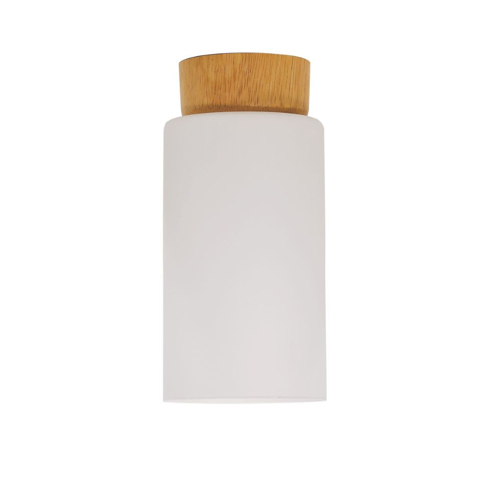 Oriel NINA DIY Shade - Glass & Timber-Oriel Lighting-Ozlighting.com.au
