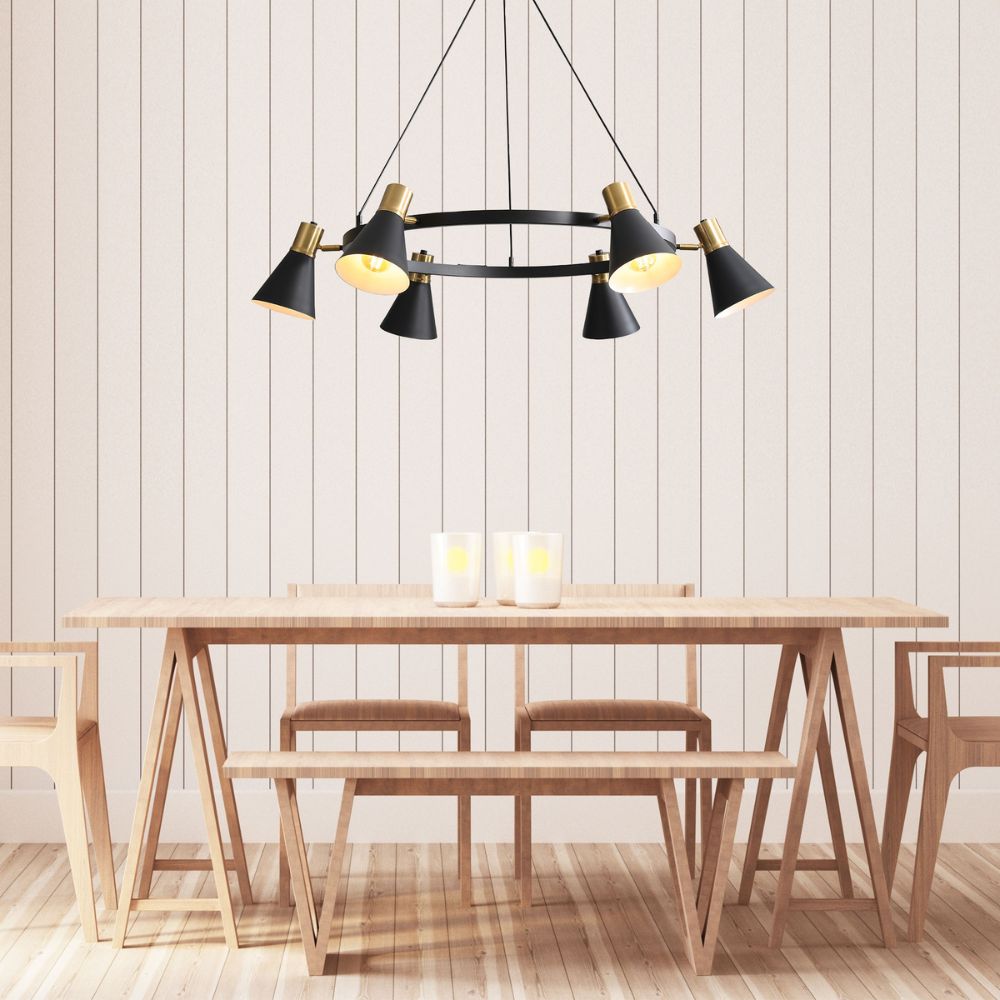 Oriel NORBERT Pendant - 6 Light-Oriel Lighting-Ozlighting.com.au