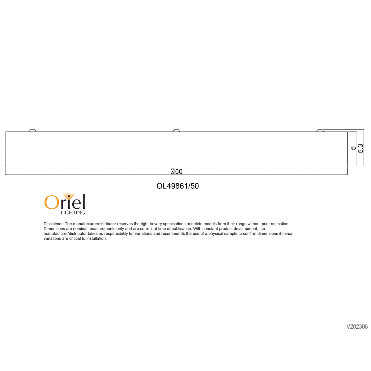 Oriel ORBIS.50 30W LED Ceiling Light-Oriel Lighting-Ozlighting.com.au