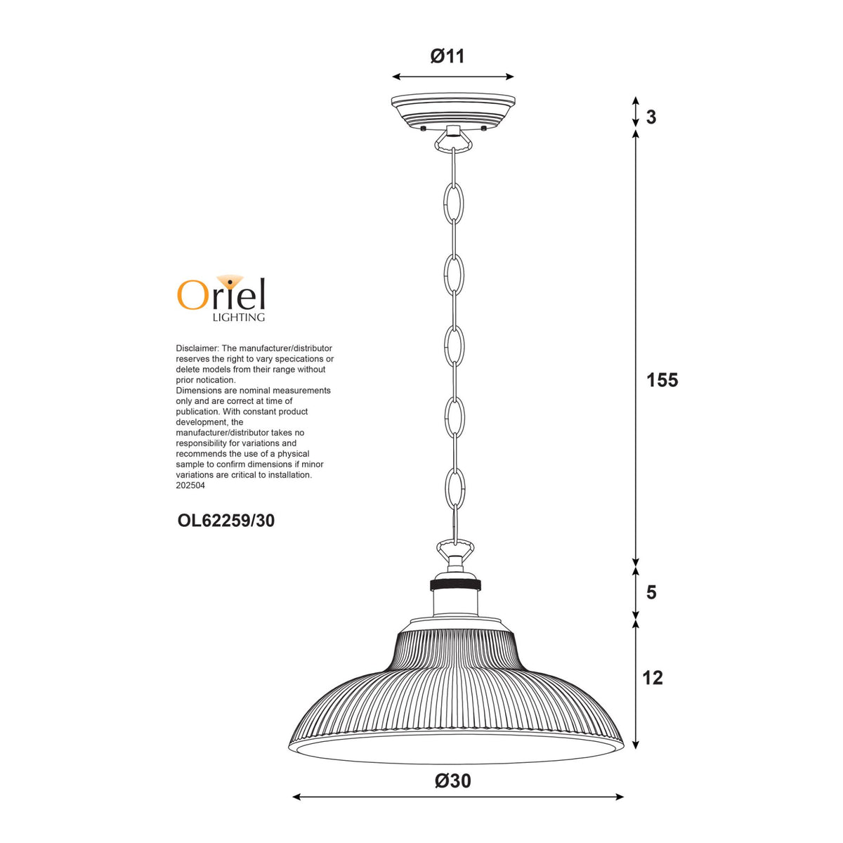 Oriel OTTER Pendant Light Clear Glass Antique Brass-Oriel Lighting-Ozlighting.com.au