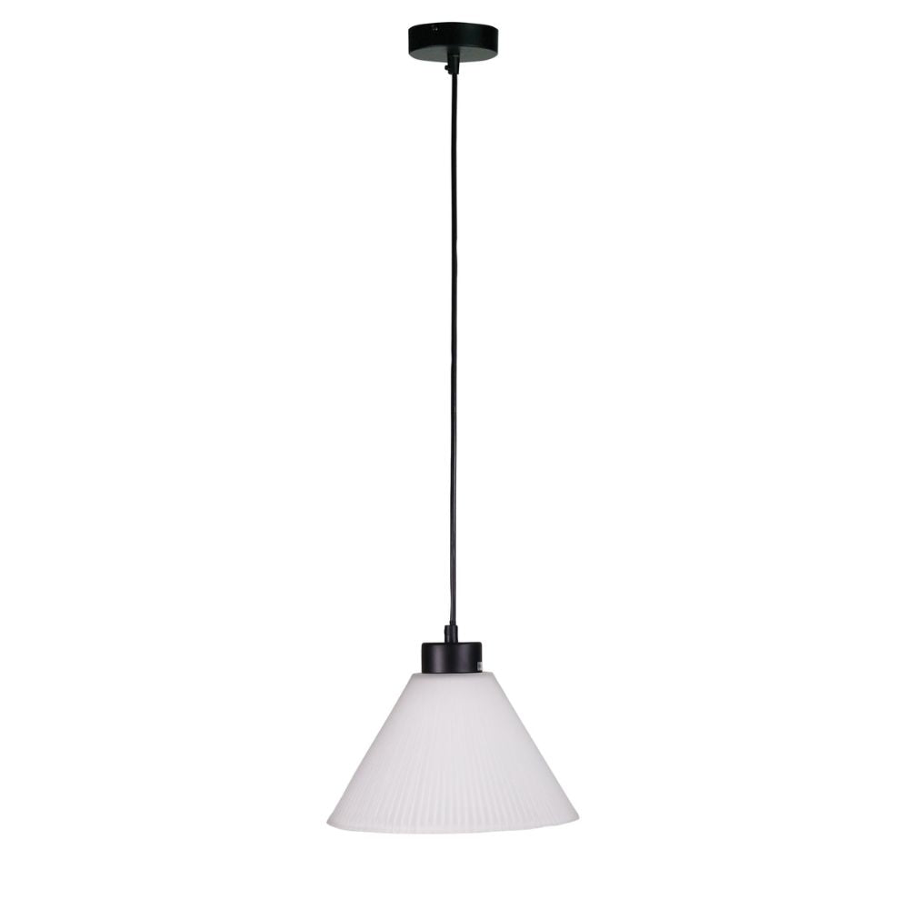 Oriel PLEAT Pendant - 1 Light-Oriel Lighting-Ozlighting.com.au