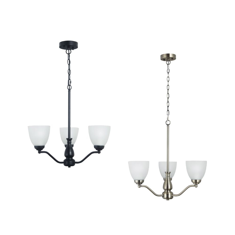 Oriel ROCHESTER Pendant - 3 Light Glass-Oriel Lighting-Ozlighting.com.au