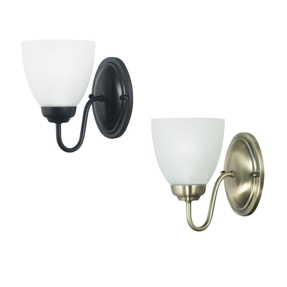 Oriel ROCHESTER Wall Light - Glass-Oriel Lighting-Ozlighting.com.au