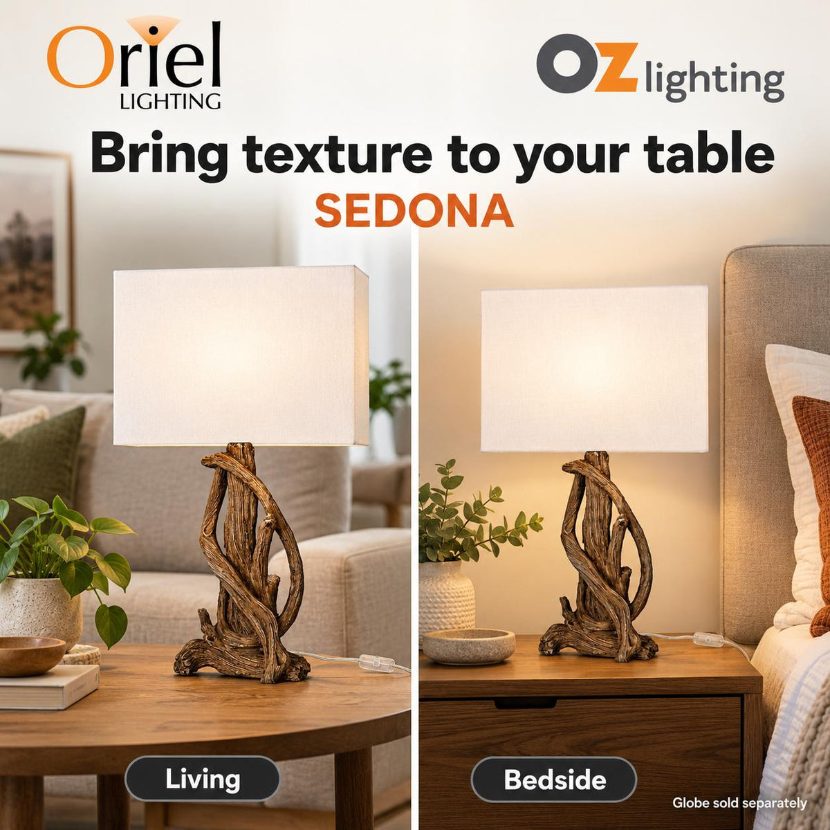Oriel SEDONA Table Lamp - Twisted Branches-Oriel Lighting-Ozlighting.com.au