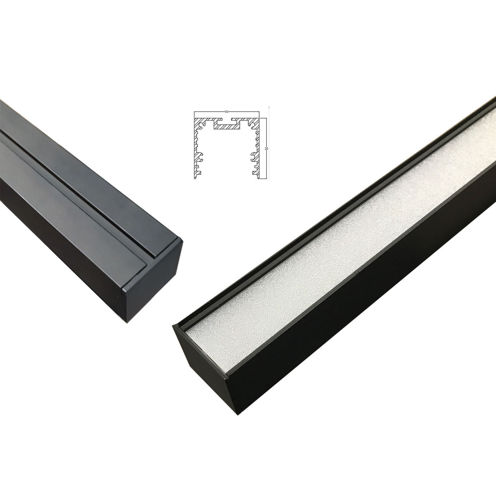 Oriel SHARD LED Pendant - Slimline 1500mm Tri-Colour Linear-Oriel Lighting-Ozlighting.com.au