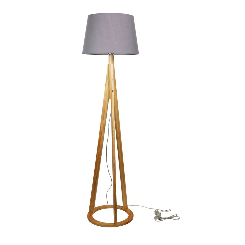 Oriel STABB Tripod Floor Lamp with Shade-Oriel Lighting-Ozlighting.com.au
