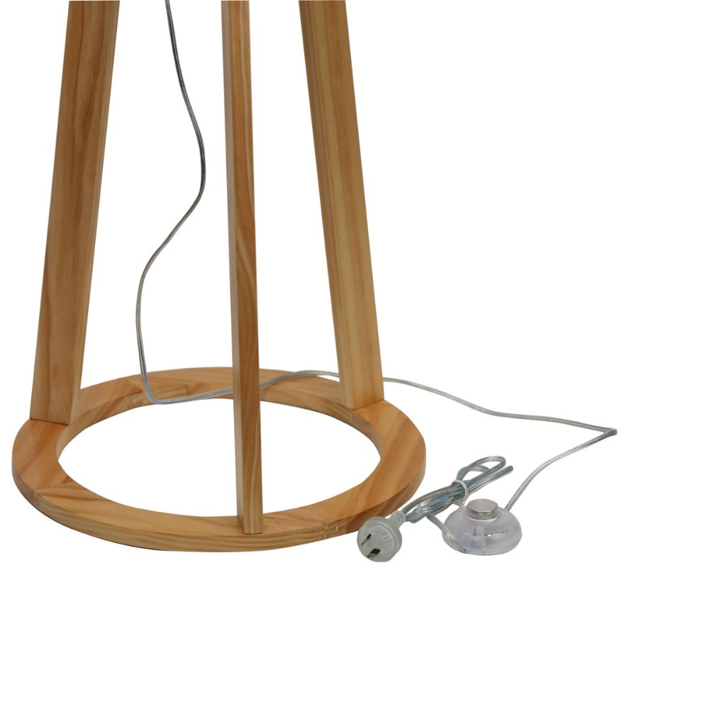 Oriel STABB Tripod Floor Lamp with Shade-Oriel Lighting-Ozlighting.com.au