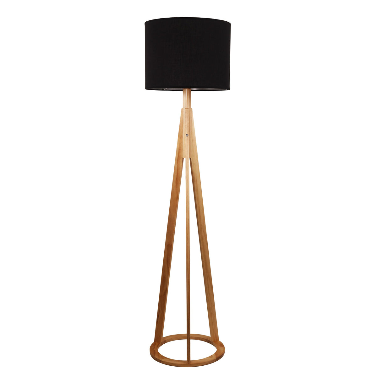 Oriel STABB Tripod Floor Lamp with Shade-Oriel Lighting-Ozlighting.com.au