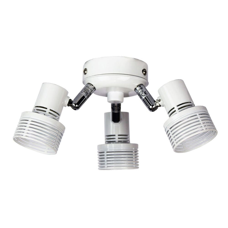 Oriel ZIP 3 - 3xGU10 Adjustable Indoor Ceiling Fan Spotlight Accessory-Oriel Lighting-Ozlighting.com.au