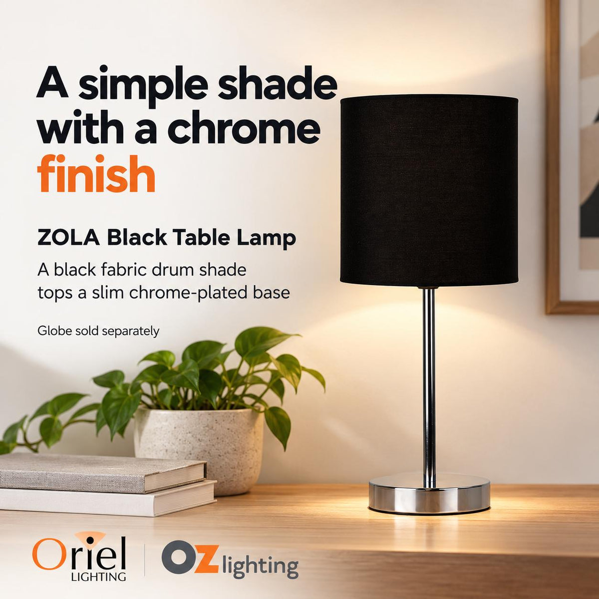 Oriel ZOLA Table Lamp-Oriel Lighting-Ozlighting.com.au