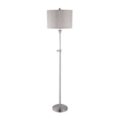 RHA TRISTAN - Metal Floor Lamp Satin Chrome-RHA-Ozlighting.com.au