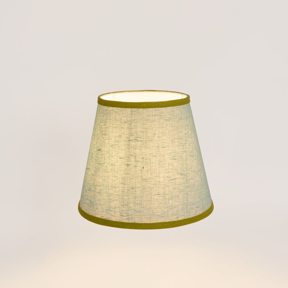 Ruby Star AUDREY 100% Linen Tapered Shade Blue-RUBY STAR-Ozlighting.com.au