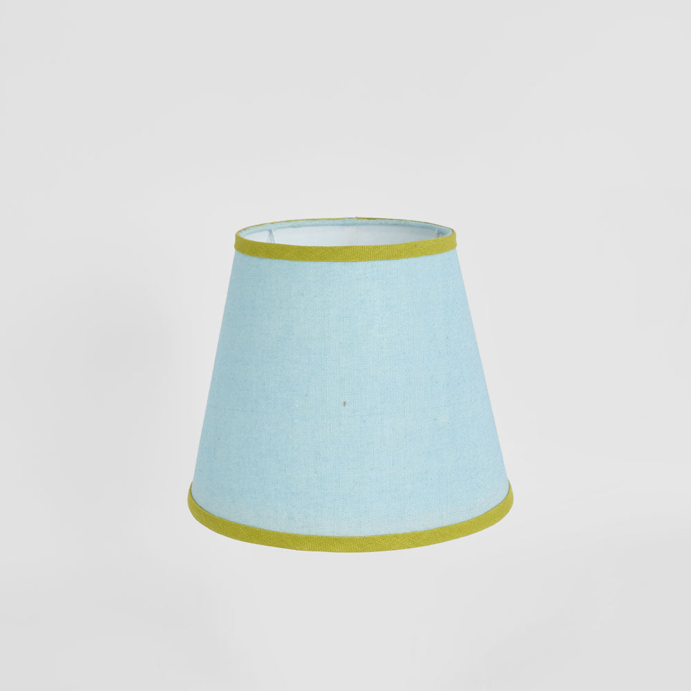 Ruby Star AUDREY 100% Linen Tapered Shade Blue-RUBY STAR-Ozlighting.com.au