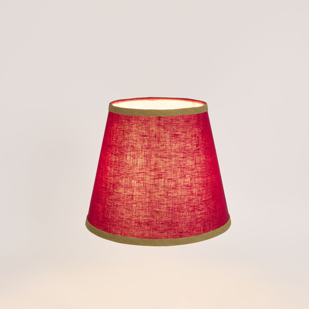 Ruby Star AUDREY 100% Linen Tapered Shade Fuchsia-RUBY STAR-Ozlighting.com.au