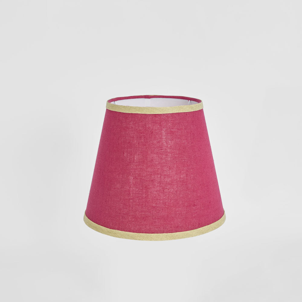 Ruby Star AUDREY 100% Linen Tapered Shade Fuchsia-RUBY STAR-Ozlighting.com.au