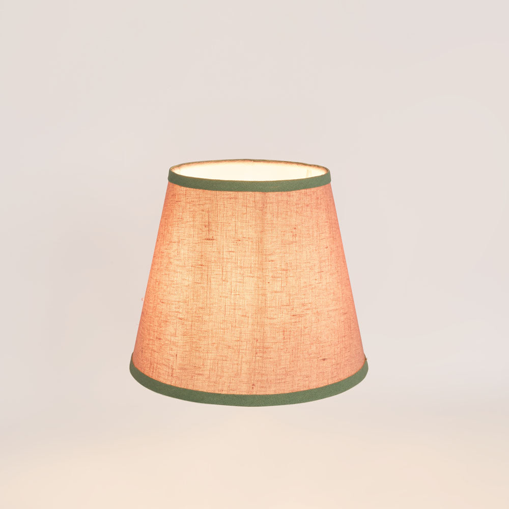 Ruby Star AUDREY 100% Linen Tapered Shade Pink-RUBY STAR-Ozlighting.com.au
