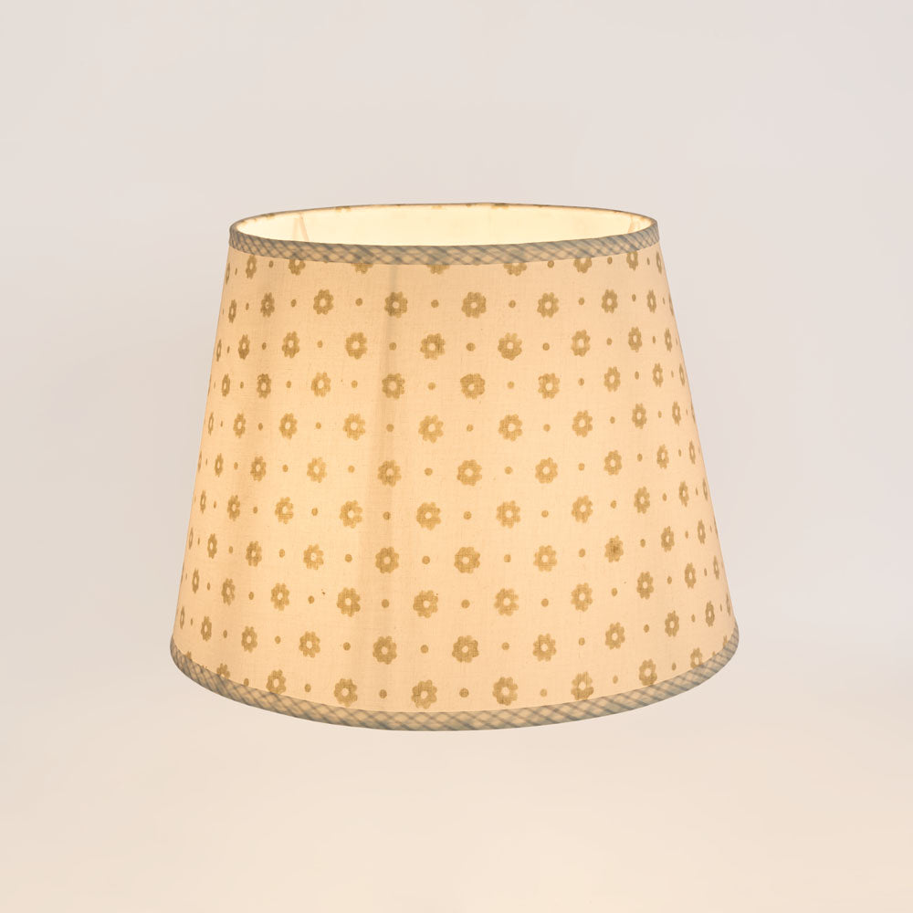 Ruby Star COTTAGE BLOOM Block Print Shade Grey-RUBY STAR-Ozlighting.com.au