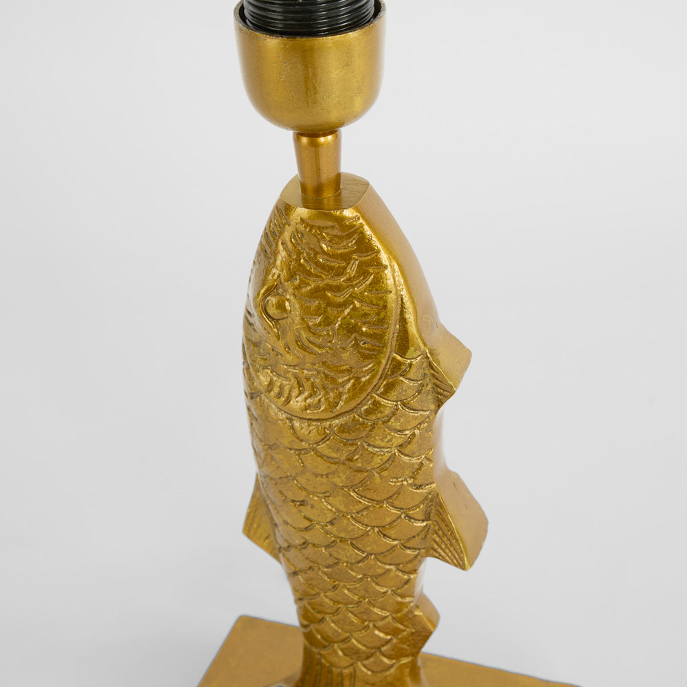 Ruby Star FISH Table Lamp Base Only Antique Gold-RUBY STAR-Ozlighting.com.au