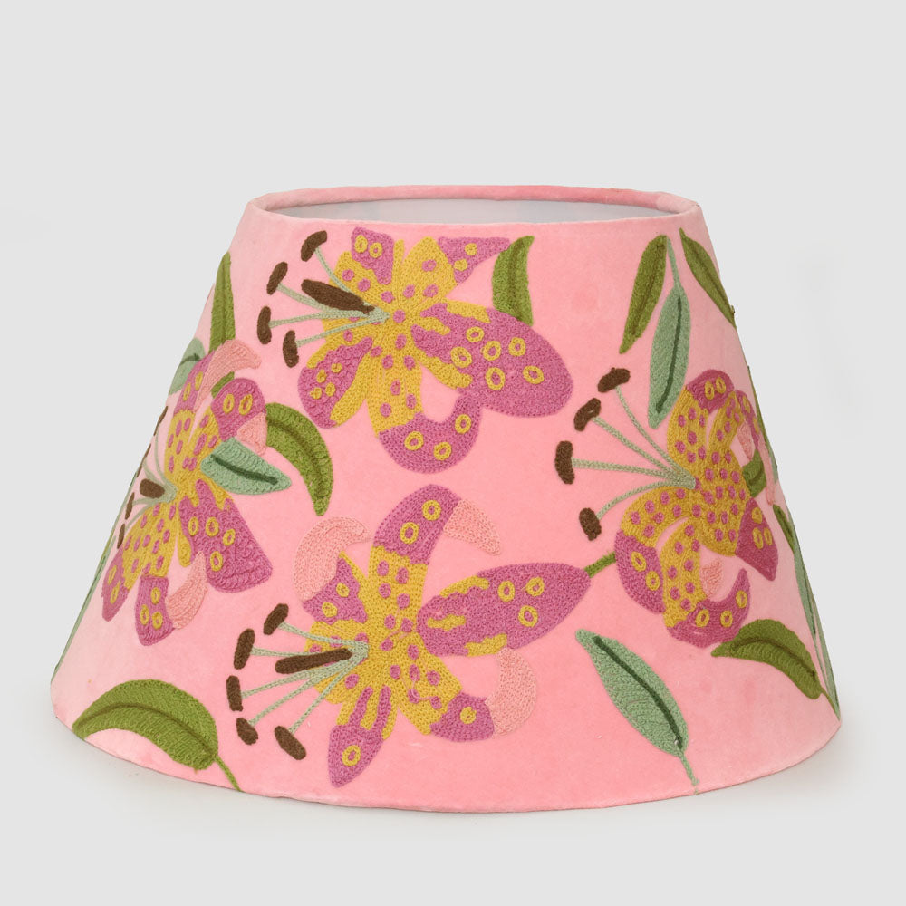 Ruby Star LILLY Tapered Shade Light Pink-RUBY STAR-Ozlighting.com.au