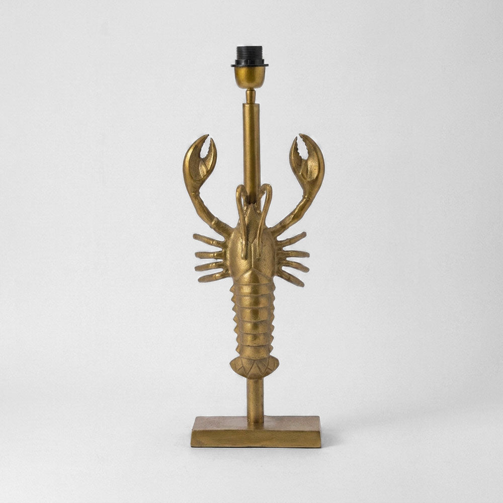 Ruby Star LOBSTER Table Lamp Base Only Antique Gold-RUBY STAR-Ozlighting.com.au
