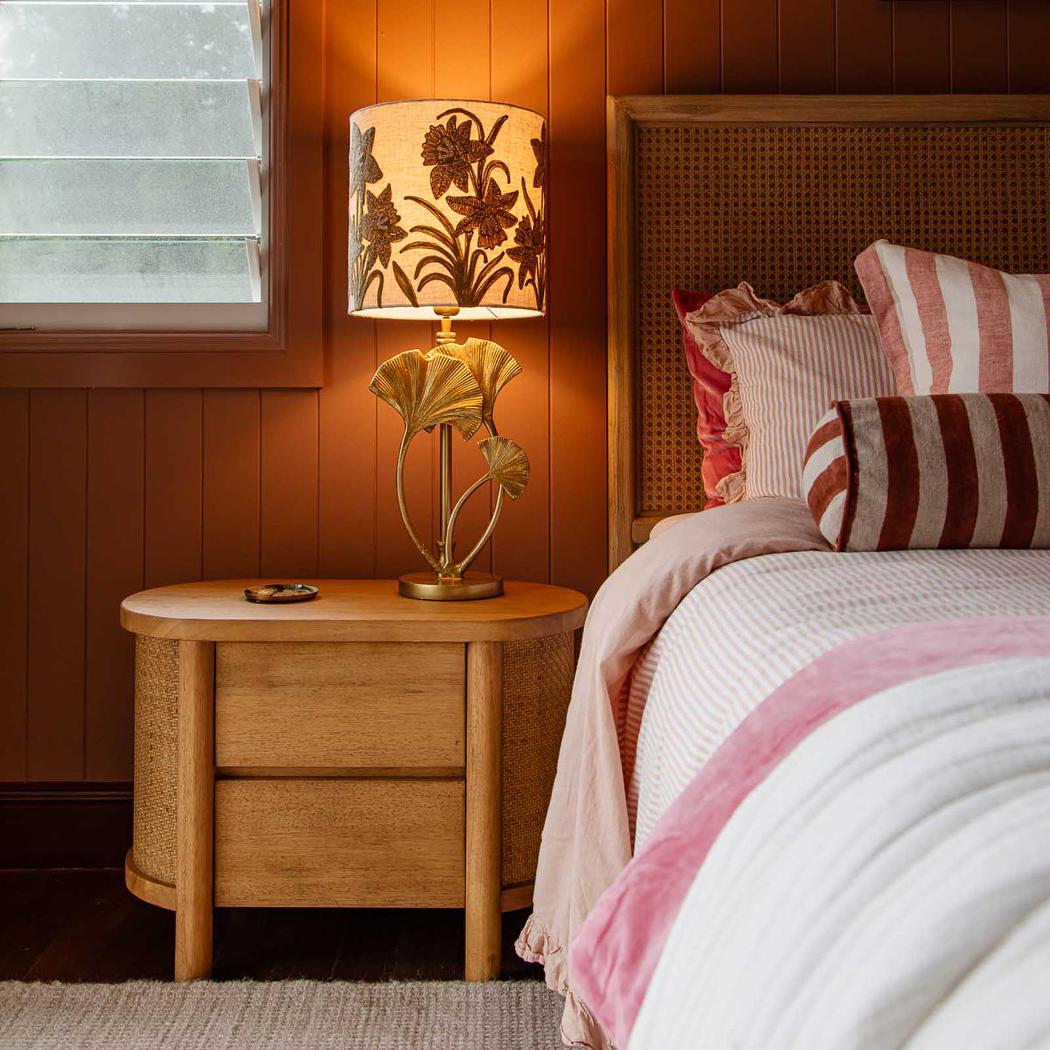 Ruby Star LOTUS LEAF Table Lamp Base Only Brass-RUBY STAR-Ozlighting.com.au