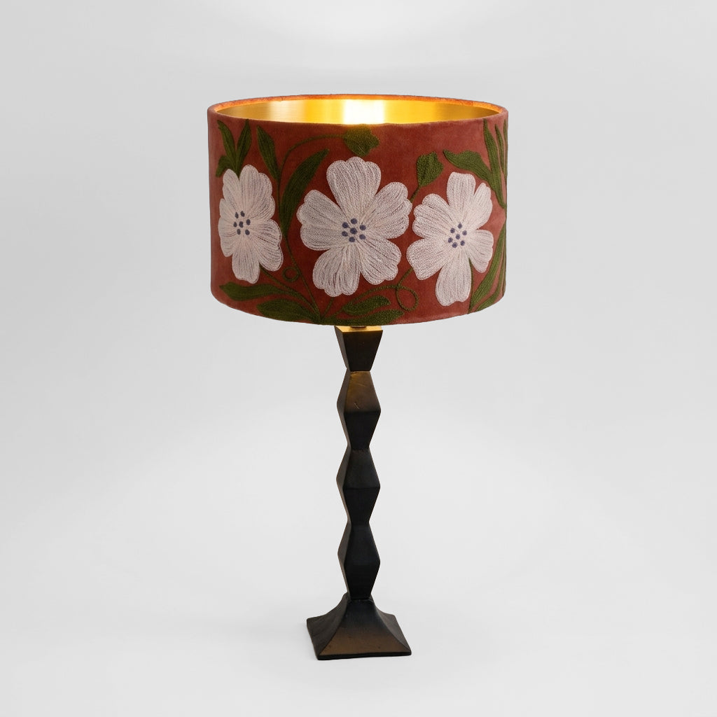 Ruby Star MULTI DIAMOND Table Lamp Base Only Black-RUBY STAR-Ozlighting.com.au
