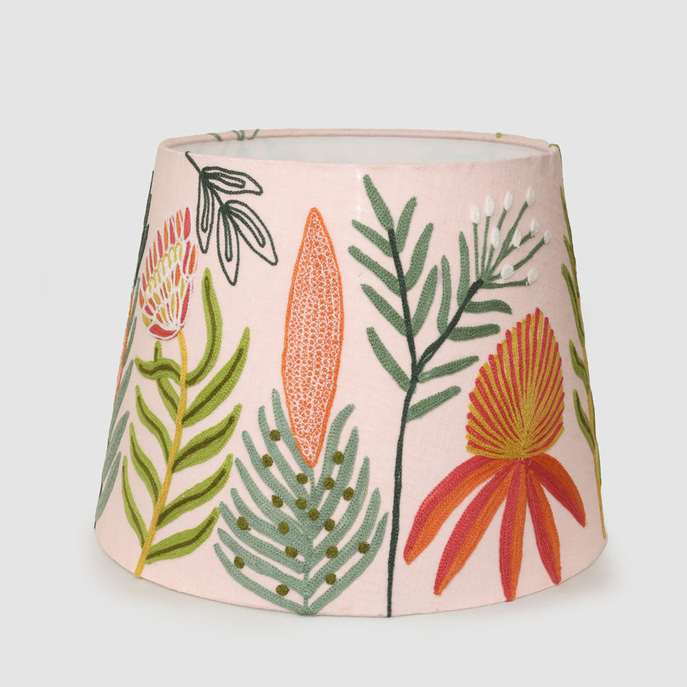 Ruby Star NATIVE MEADOW Tapered Shade Light Pink-RUBY STAR-Ozlighting.com.au