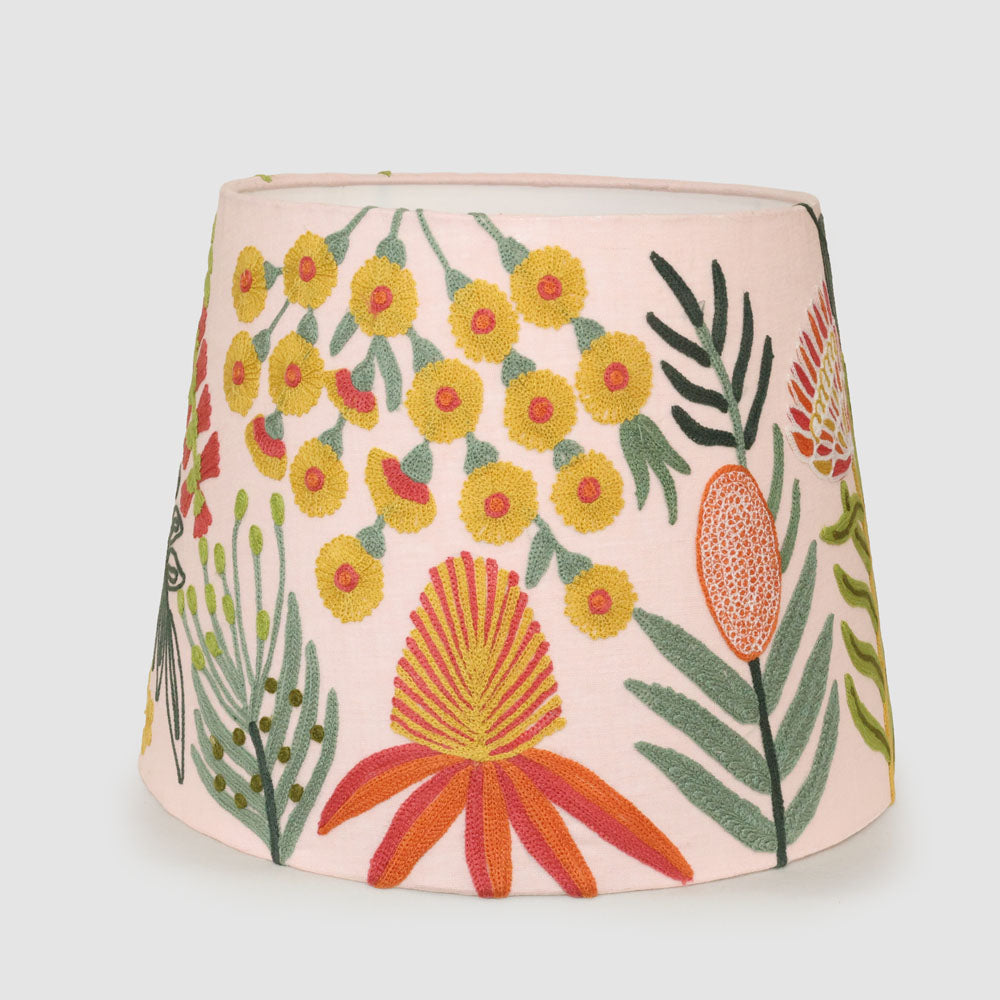 Ruby Star NATIVE MEADOW Tapered Shade Light Pink-RUBY STAR-Ozlighting.com.au