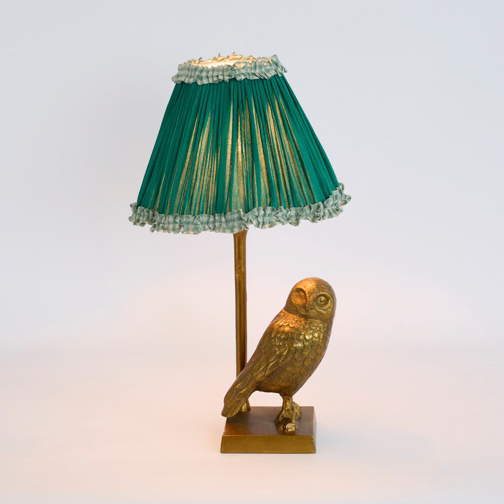 Ruby Star OWL Table Lamp Base Only Antique Gold-RUBY STAR-Ozlighting.com.au